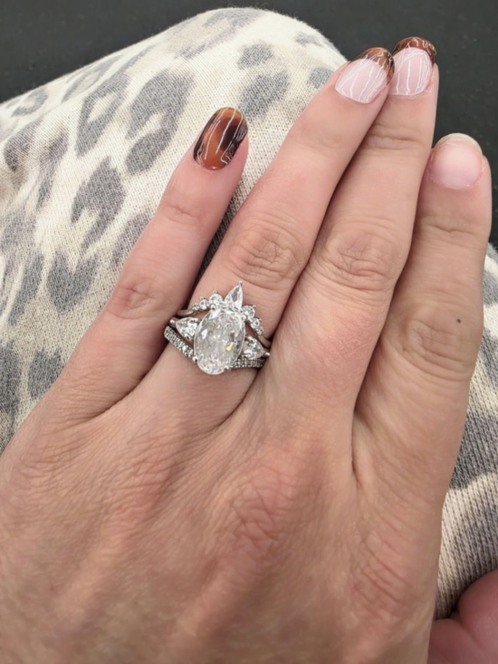 Objkts CZ 3ct Travel Ring Set 6
